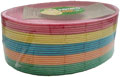 Box of Potatopak oval plates - colour (225)