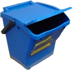 Recycling & Waste Minimisation: Urba Plus Stacking Recycling Bin 40 L - Blue